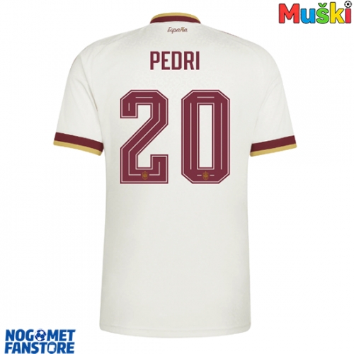 Španjolska Pedri Gonzalez #20 Gostujuci Dres SP 2026 Kratak Rukav